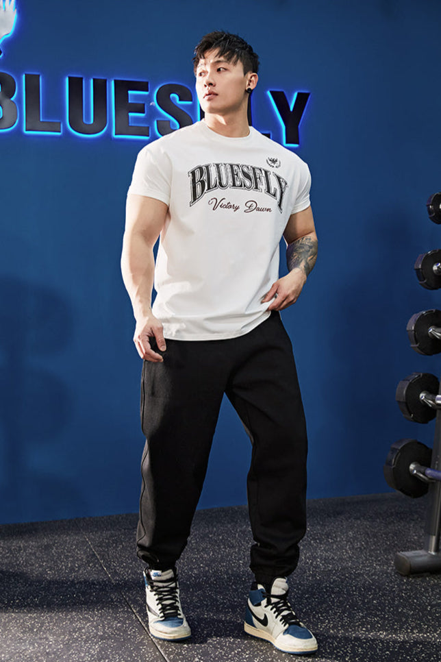 Fitness Back Logo Sweatpants #BF047