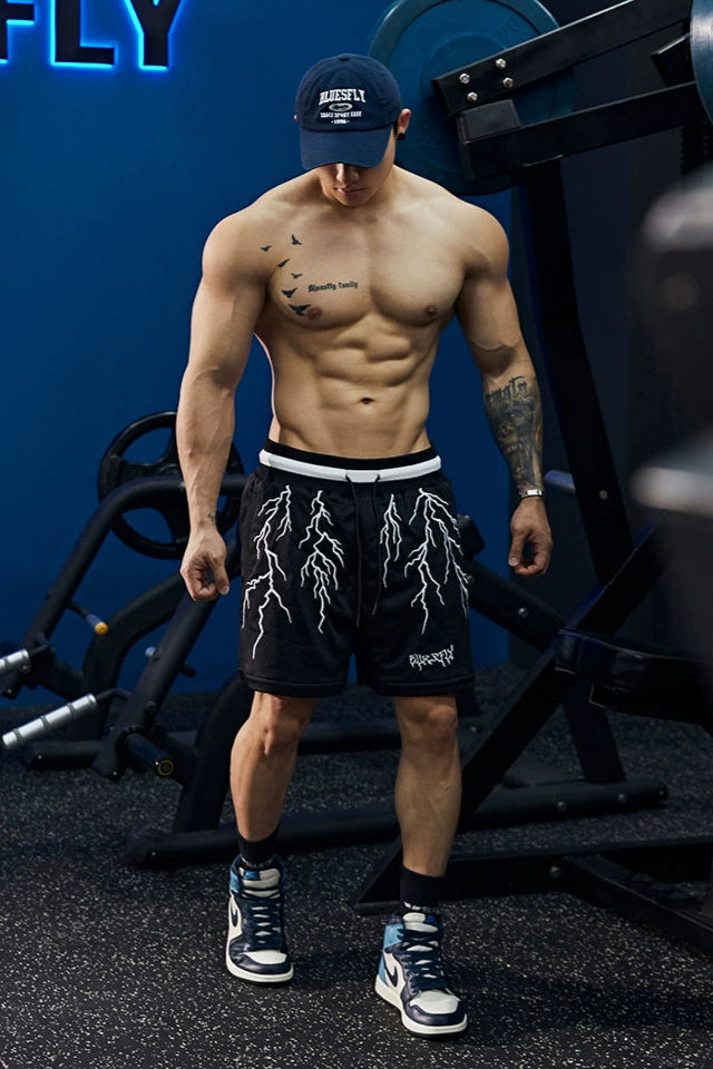 Lightning Flash Gym Shorts #BF078