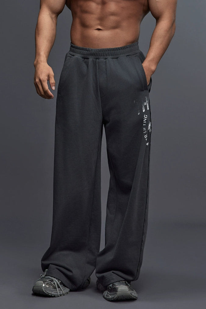 Fade Logo Wide Pants #TK026