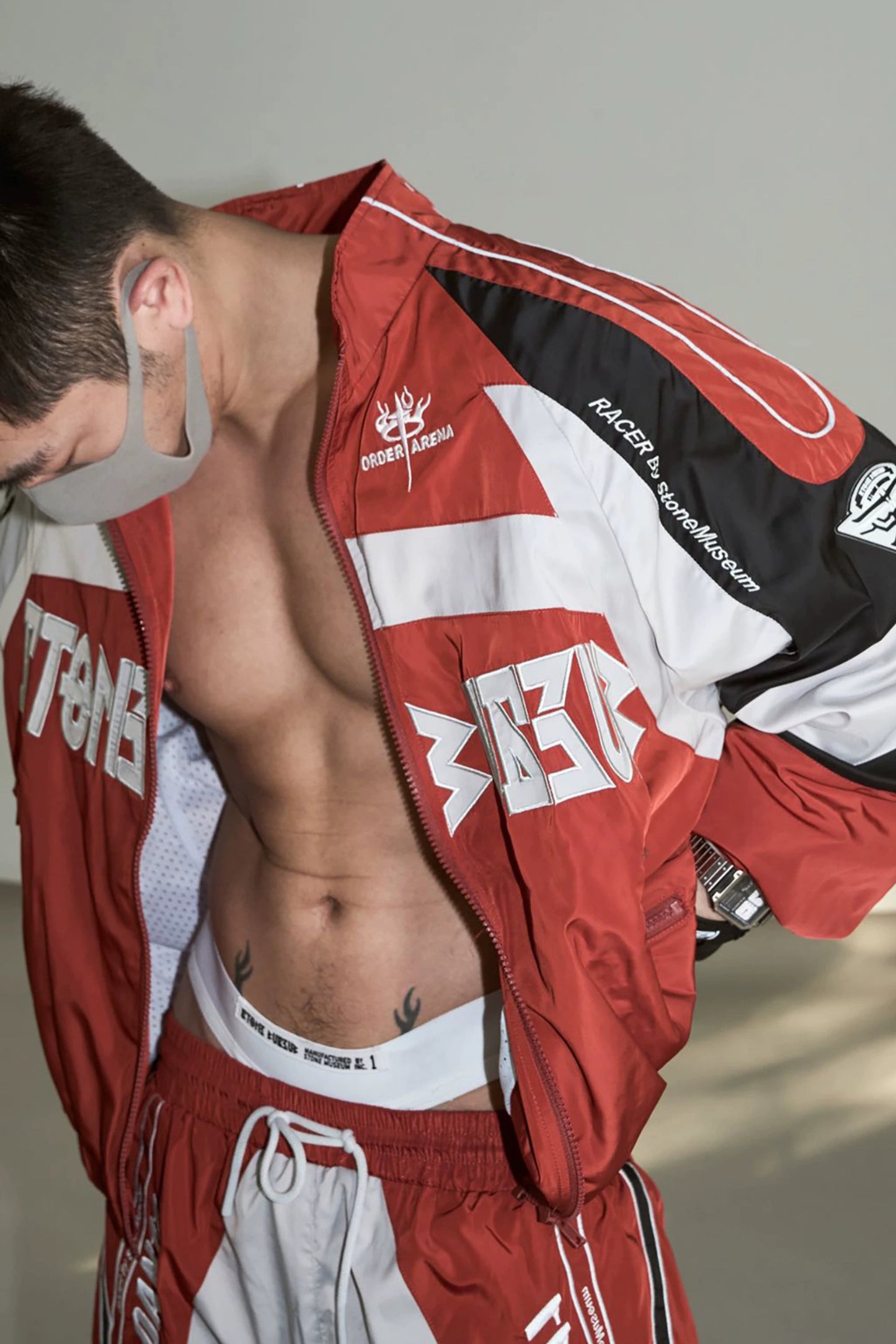 Red Street Racer Jacket #YG008