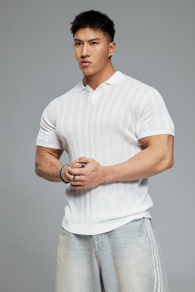 Slim Fit Breathable Polo Shirt #MD067