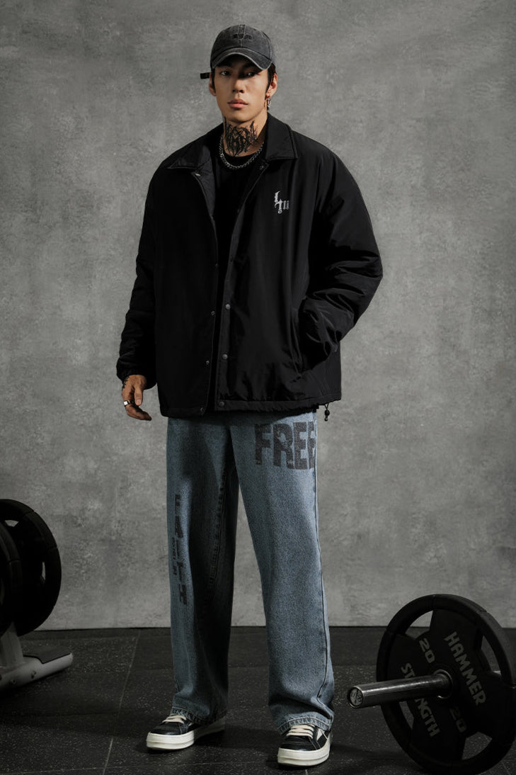 Back print casual jacket #LM024