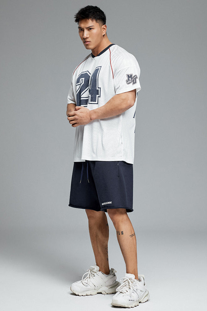 Soccer Collar Mesh T-Shirt #MD066