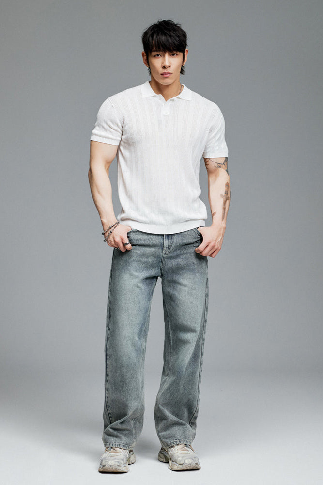 Slim Fit Breathable Polo Shirt #MD067