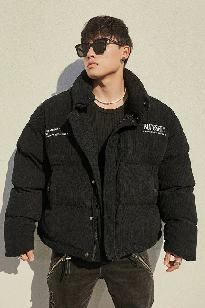 Loose corduroy warm jacket #BF044