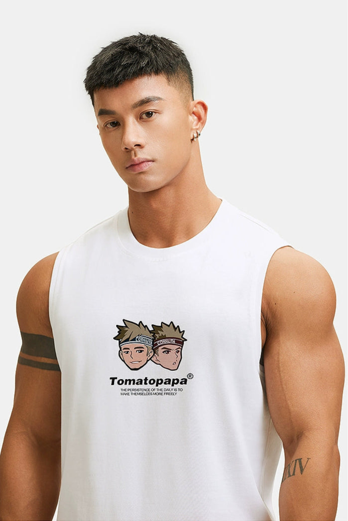 Hot stamping sleeveless #TP006
