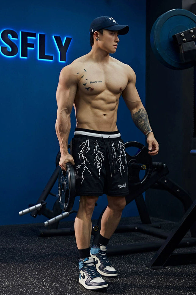 Lightning Flash Gym Shorts #BF078