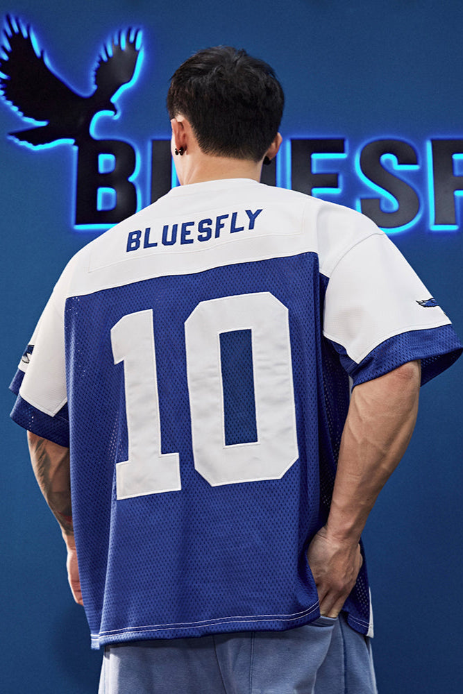 American sporty loose half sleeve T-shirt #BF045