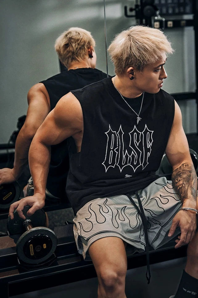 Gothic Print Sleeveless #BF022