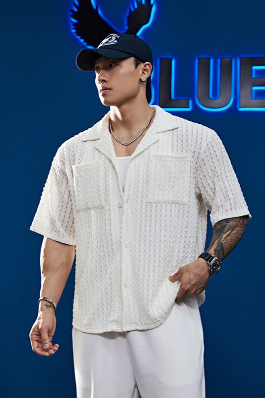 Old style cut-out shirt #BF062