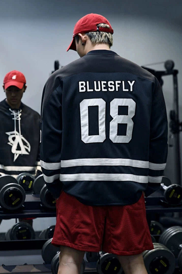 Crew Neck Athleisure Long Sleeve Shirt #BF030