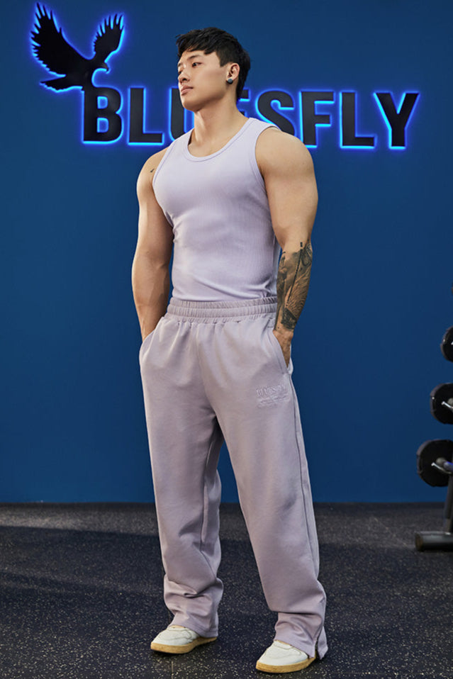 Fitness I-Tank and straight leg sweatpants set #BF059