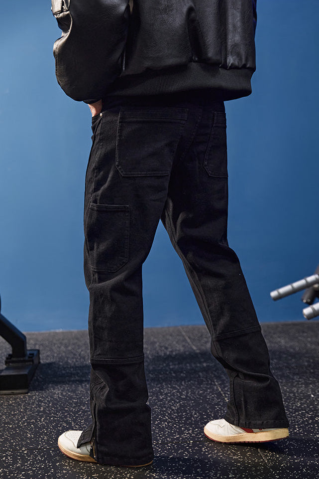 Straight Leg Casual Jeans #BF071