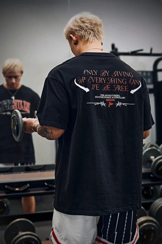 Casual Print Half Sleeve T-Shirt #BF036