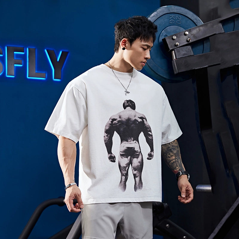 Arnold Back Print T-Shirt #BF085