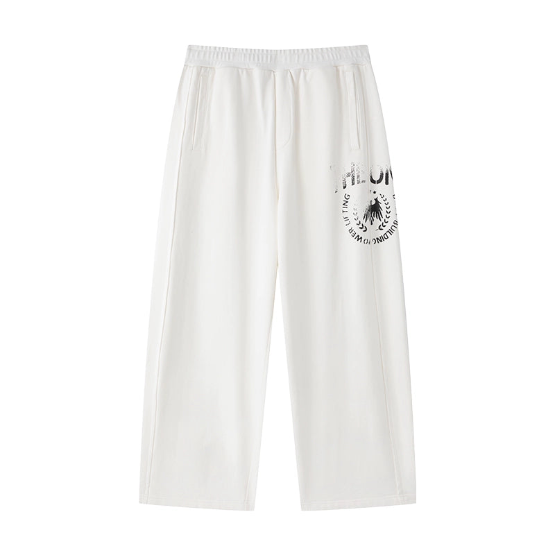 Fade Logo Wide Pants #TK026