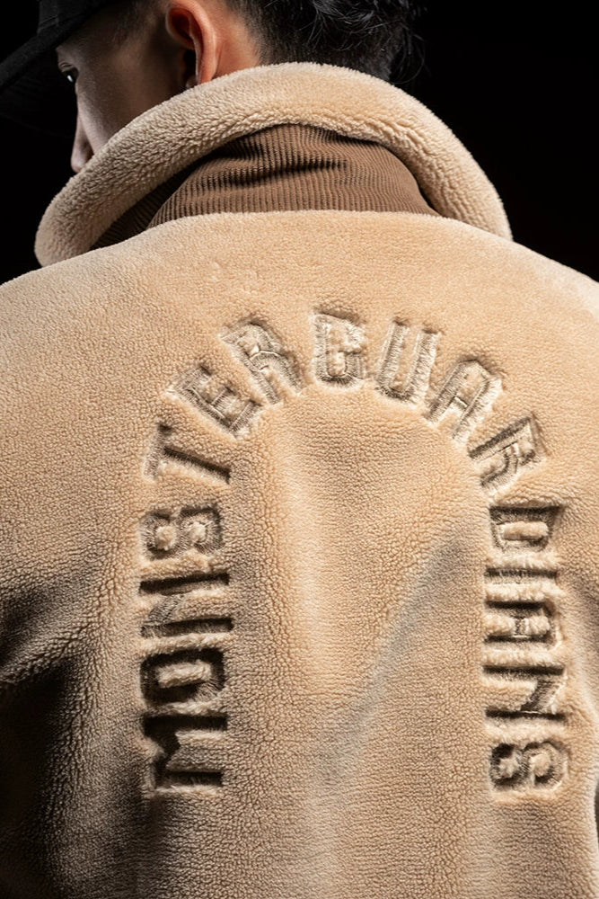 Stand-up collar fleece jacket #MG004