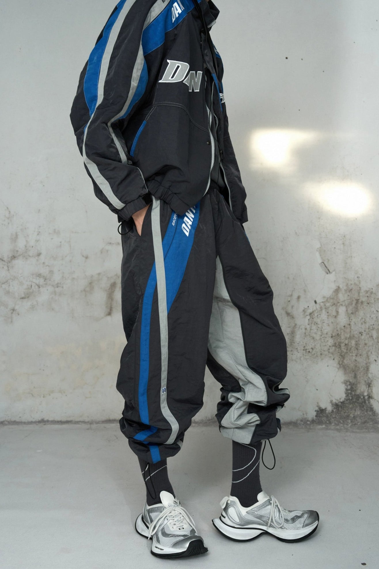 Dark Track Racer Pants #YG011