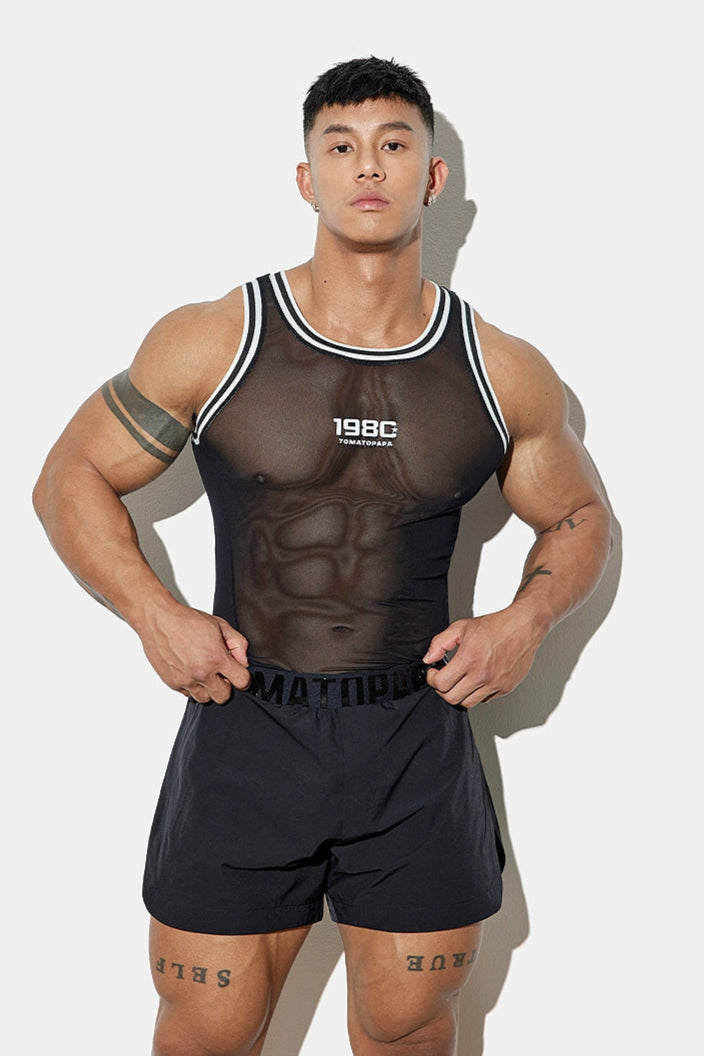 Slim Fit See-through Tanktop #TP002