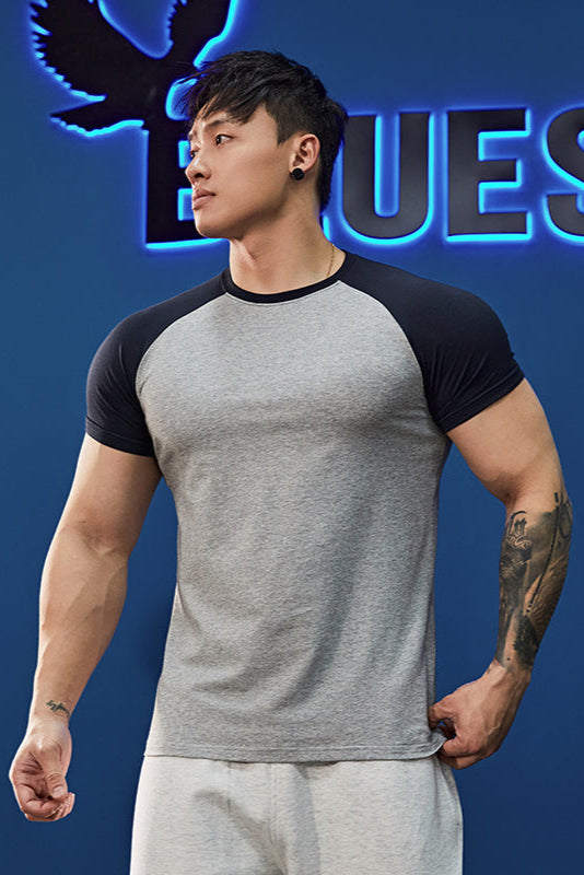 Raglan Training Short Sleeve T-Shirt #BF050