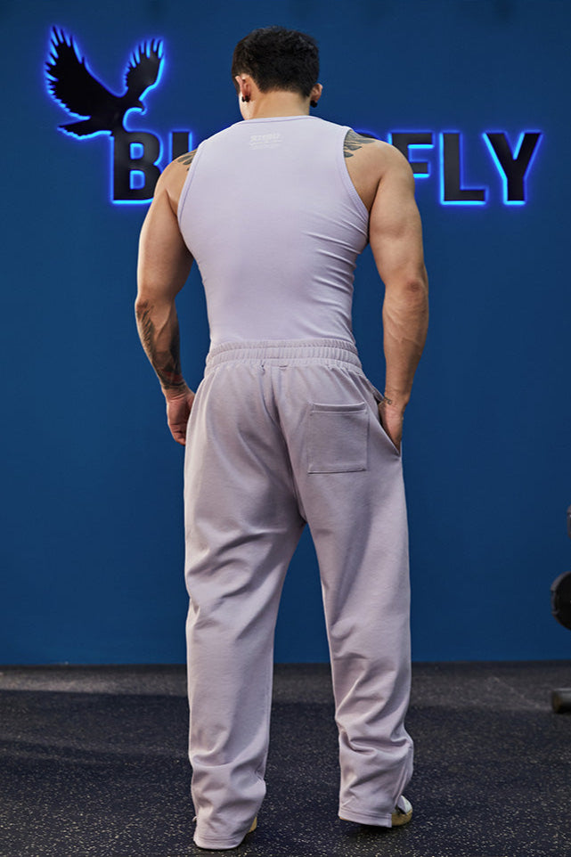 Fitness I-Tank and straight leg sweatpants set #BF059