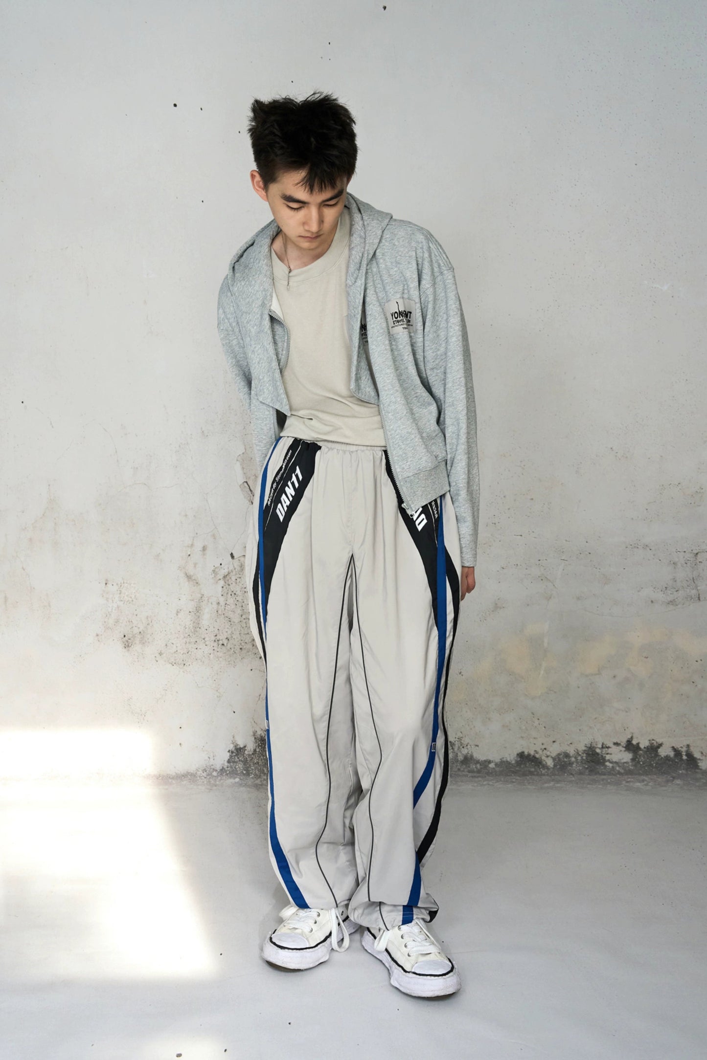 Gray Street Racer Pants #YG006