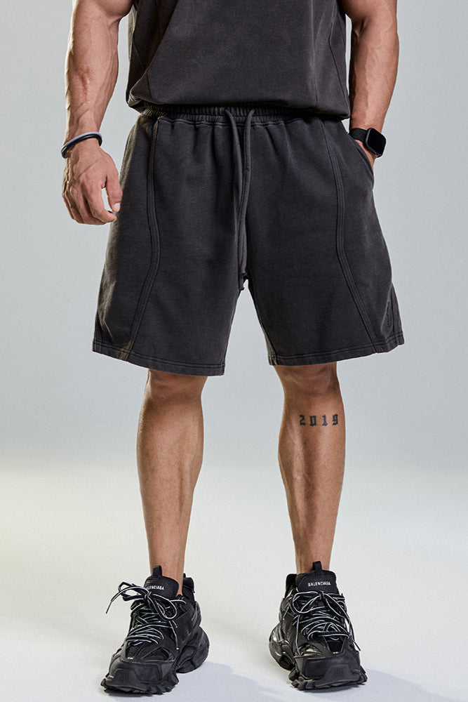 Wash Vintage Gym Shorts #MD069