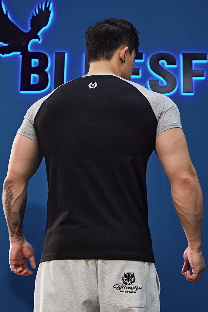 Raglan Training Short Sleeve T-Shirt #BF050