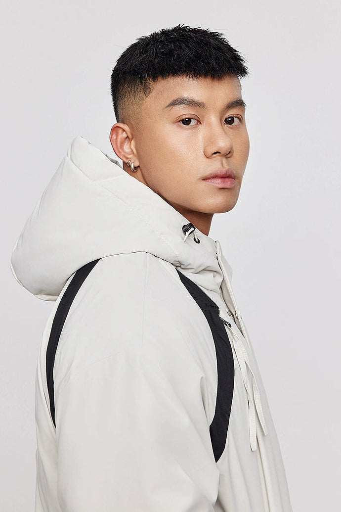 Simple Windproof Hooded Jacket #TP005