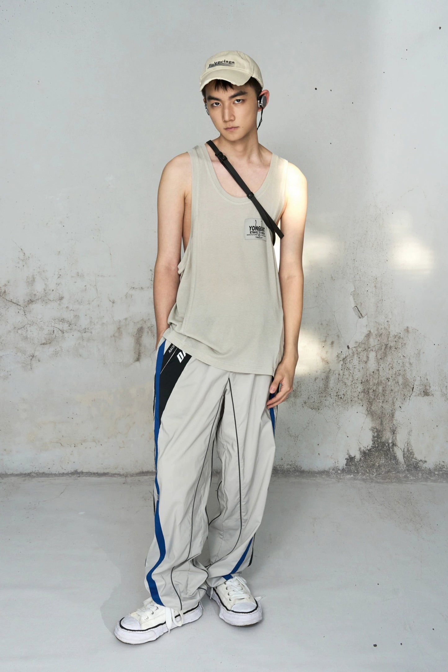 Gray Street Racer Pants #YG006