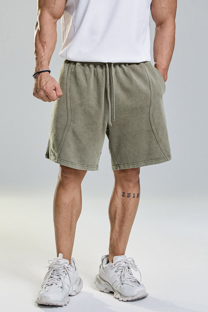 Wash Vintage Gym Shorts #MD069