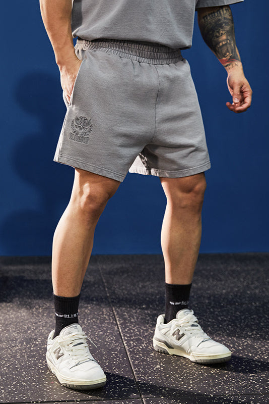 Wash Color Athleisure Shorts #BF054