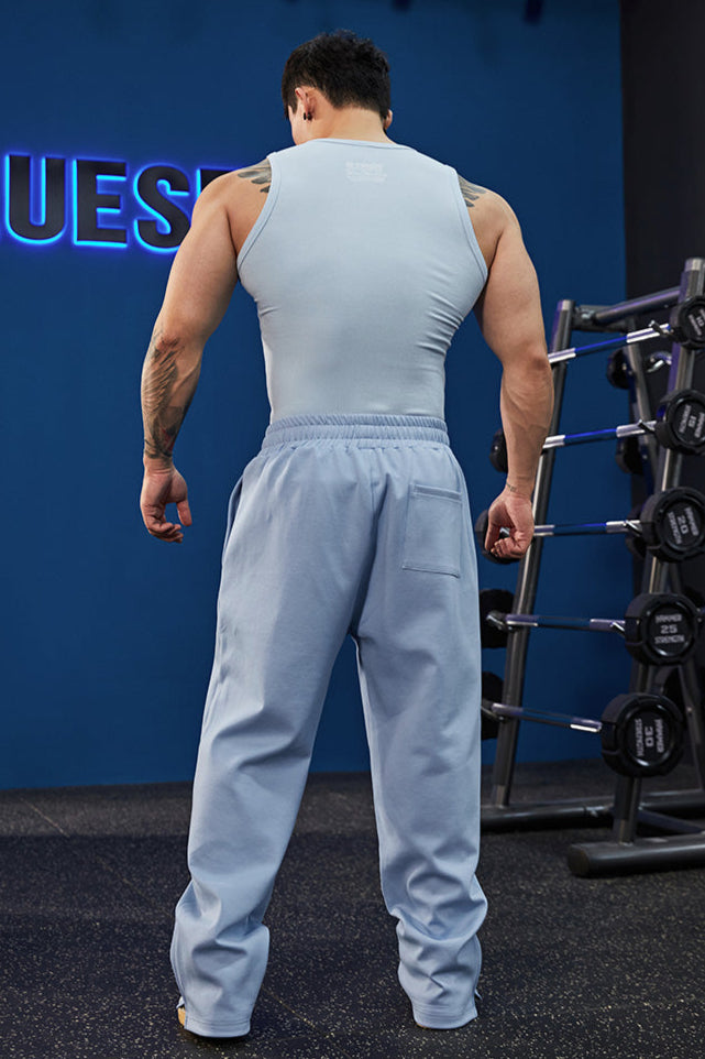 Fitness I-Tank and straight leg sweatpants set #BF059