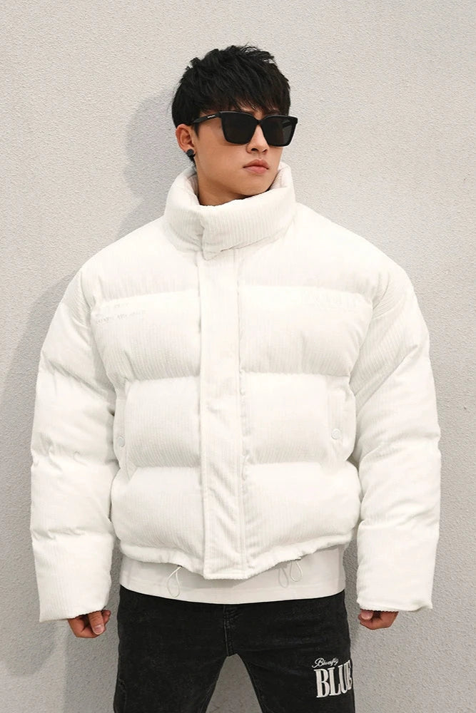 Loose corduroy warm jacket #BF044