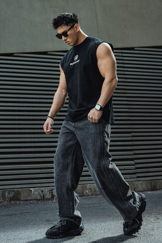 Back Collab Print Training sleeveless #MD064