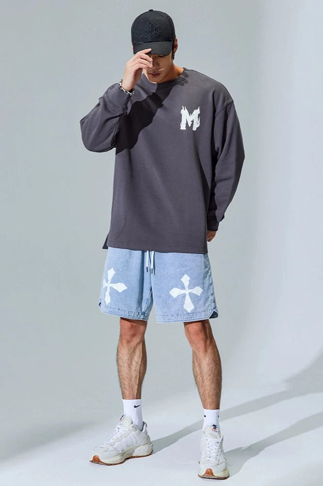 Round neck casual long sleeves #MD026
