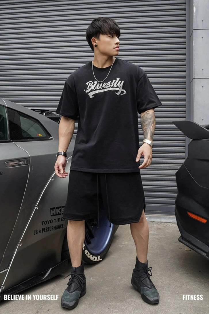 Half-sleeve fitness T-shirt #BF016