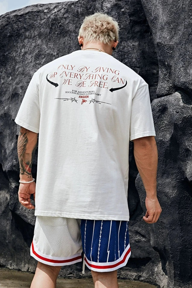 Casual Print Half Sleeve T-Shirt #BF036
