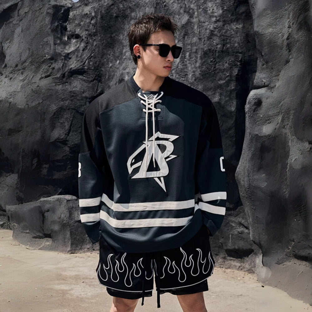 Street Hockey Lace Pullover #BF030