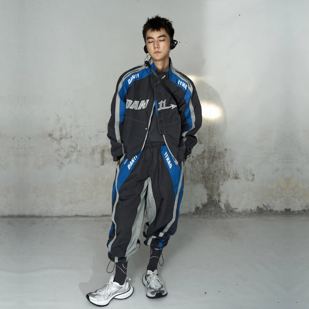 Dark Track Racer Pants #YG011