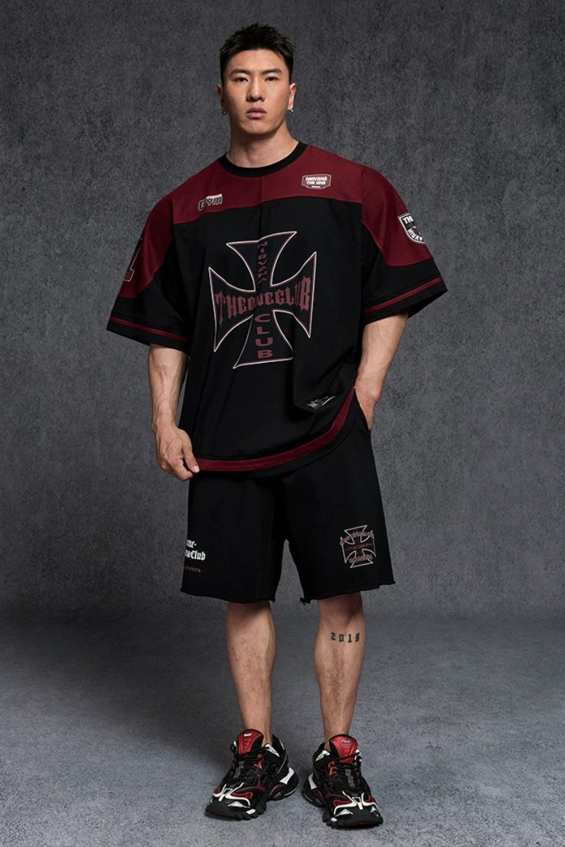 Multi Badge Block IceSkin T-Shirt  #TK035