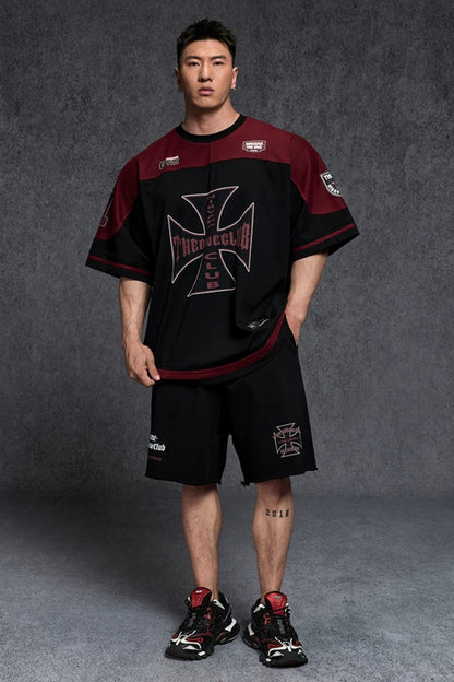 Multi Badge Block IceSkin T-Shirt  #TK035