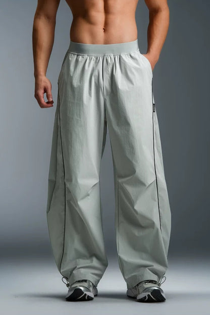 Piping Cocoon Light Pants  #BD003