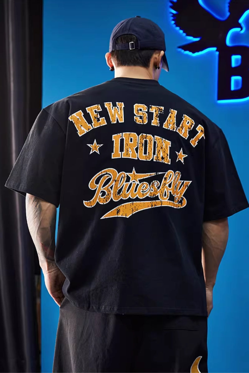 Heavy Iron Wide T-Shirt  #BF140