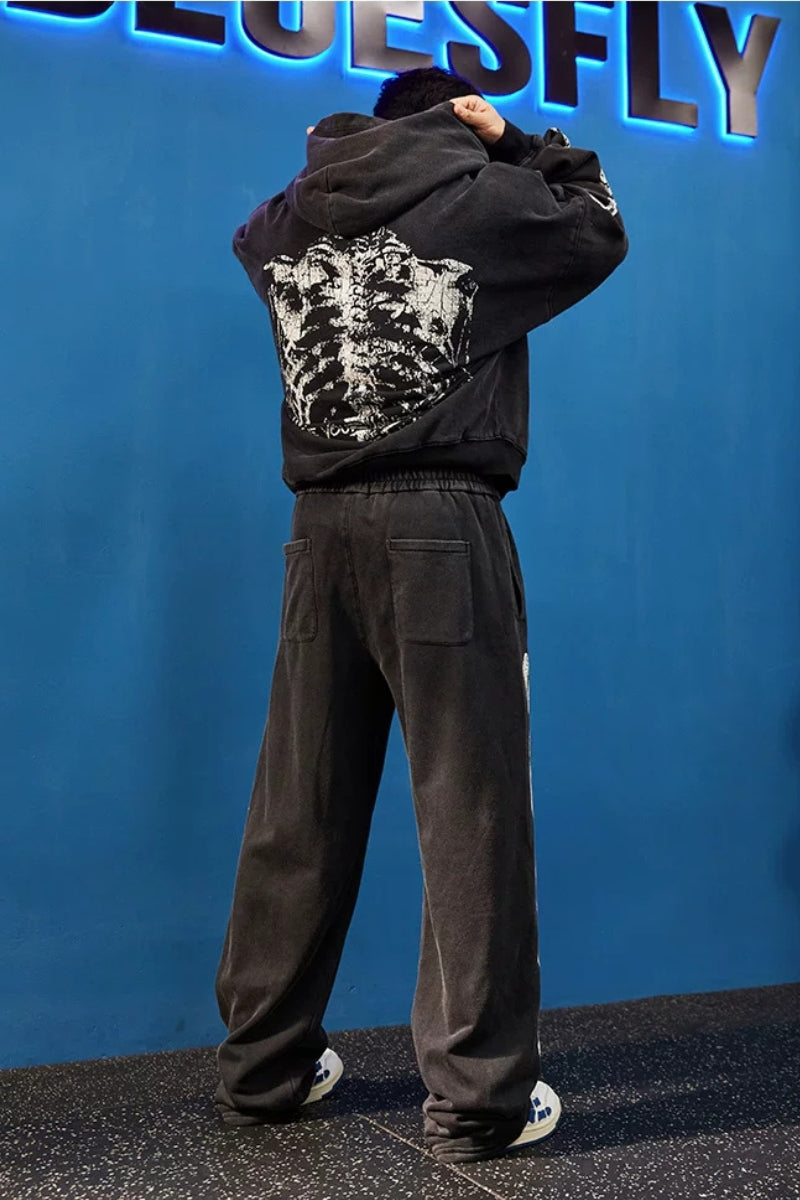 Bone Frame Graphic Sweatpants  #BF167