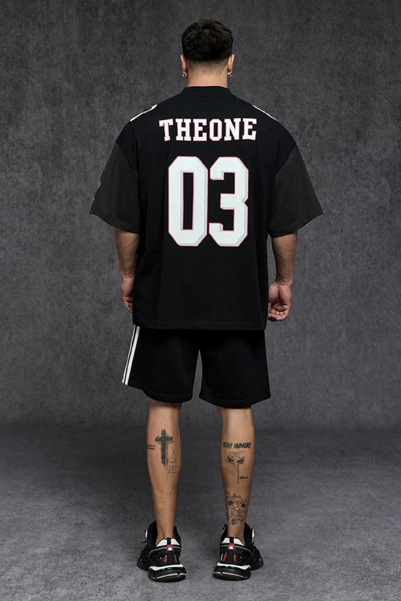 Badge Number Jersey T-Shirt  #TK041