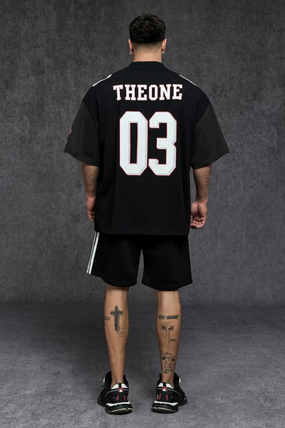 Badge Number Jersey T-Shirt  #TK041