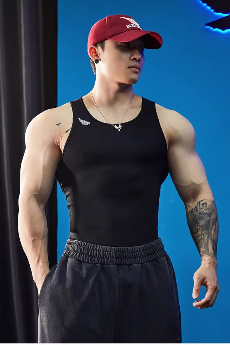 Stretch Cotton Core Tank  #BF142