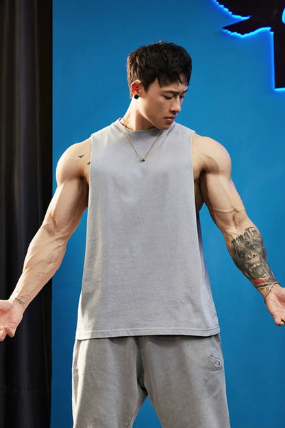 Loose Cut-Off Washed Sleeveless  #BF153