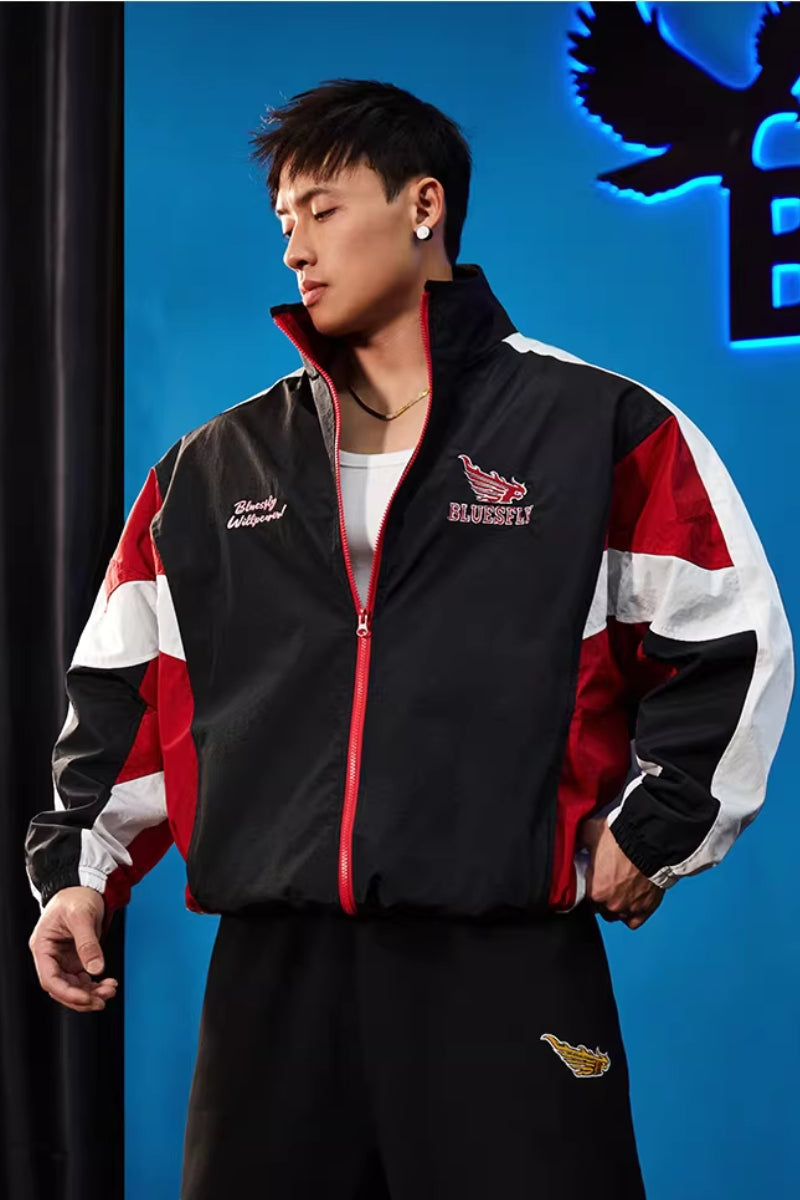 Vintage Racing Track Jacket  #BF137